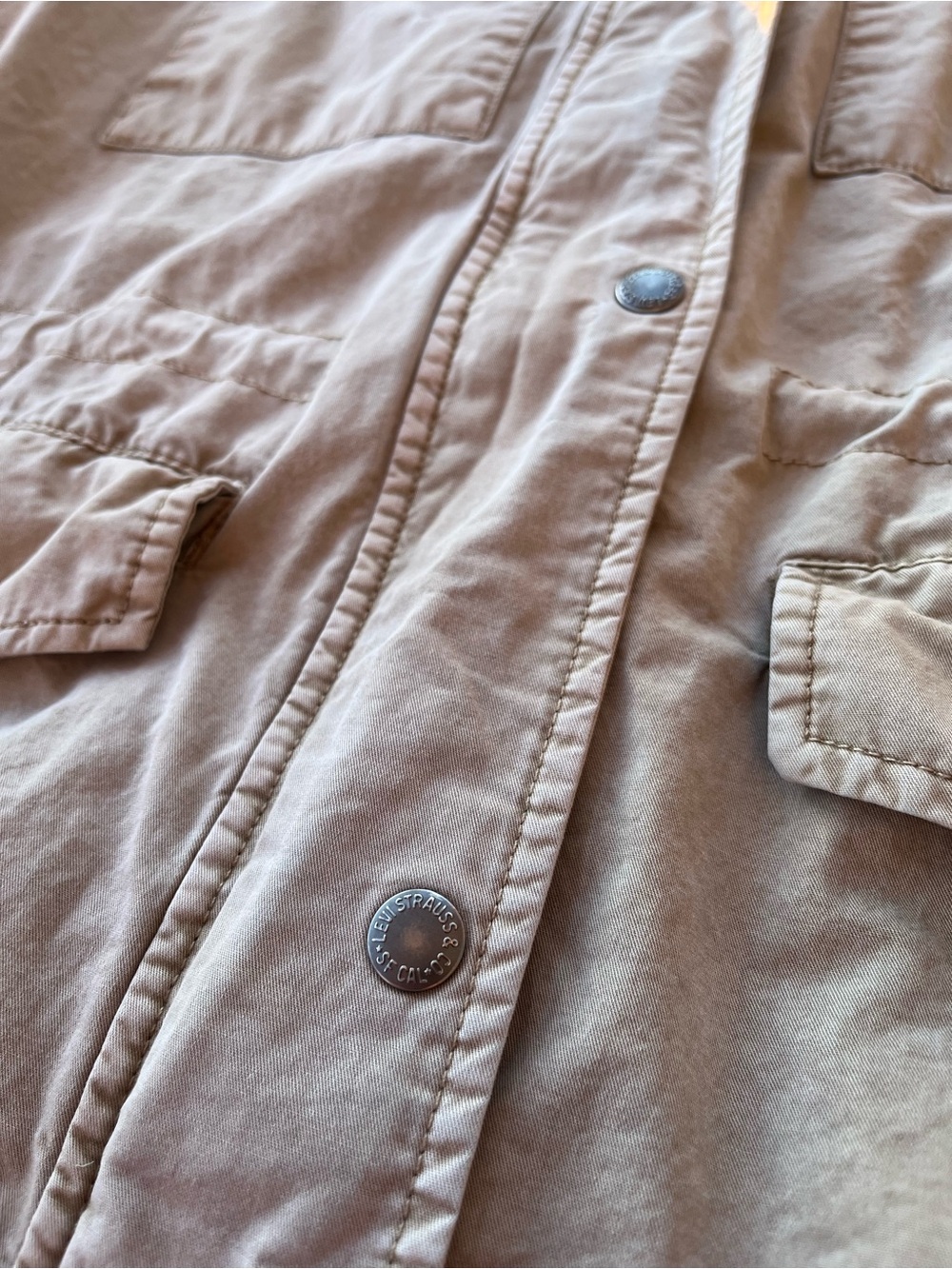 Levi's Beige/Tan Jacket - Picture 7 of 8